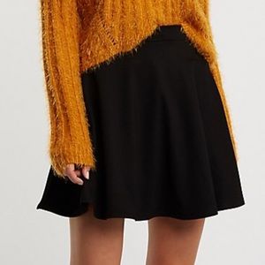 Charlotte Russe black skater skirt SIZE SMALL